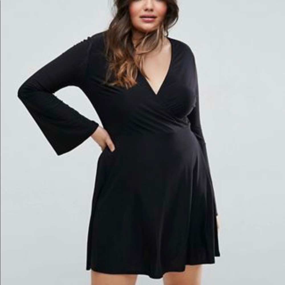 ASOS Black Skater Dress - US 24
